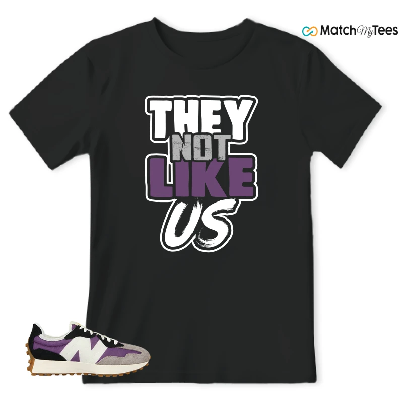 NEW BALANCE 327 PURPLE WHITE (WOMEN'S) SNEAKER Matching Tees t-shirt