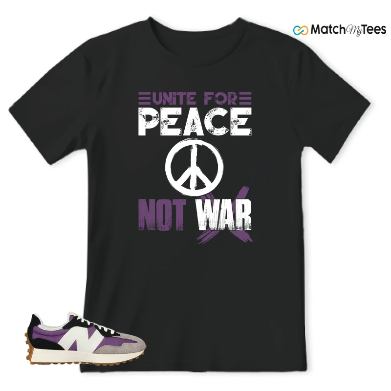 NEW BALANCE 327 PURPLE WHITE (WOMEN'S) SNEAKER Matching Tees t-shirt