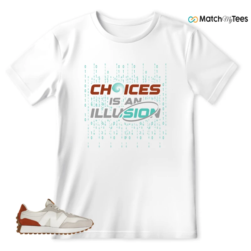 NEW BALANCE 327 SEA SALT RUST OXIDE (WOMEN'S) SNEAKER Matching Tees t-shirt