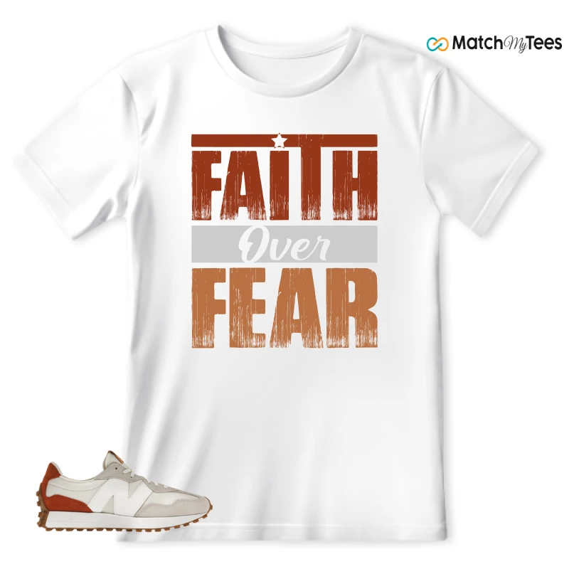 NEW BALANCE 327 SEA SALT RUST OXIDE (WOMEN'S) SNEAKER Matching Tees t-shirt