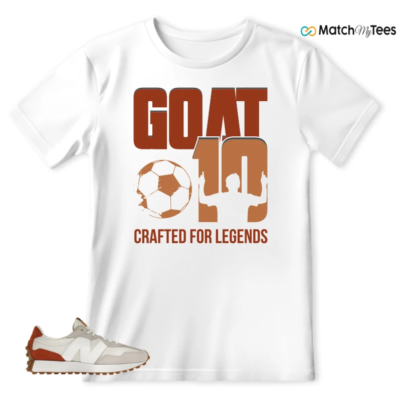NEW BALANCE 327 SEA SALT RUST OXIDE (WOMEN'S) SNEAKER Matching Tees t-shirt