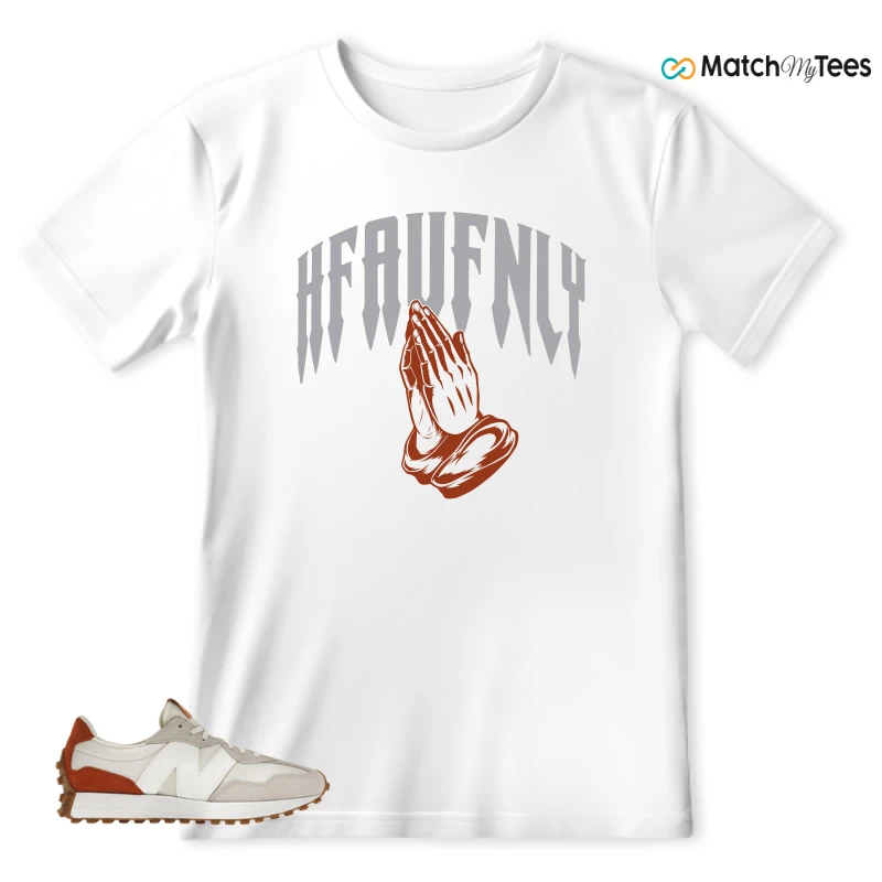 NEW BALANCE 327 SEA SALT RUST OXIDE (WOMEN'S) SNEAKER Matching Tees t-shirt