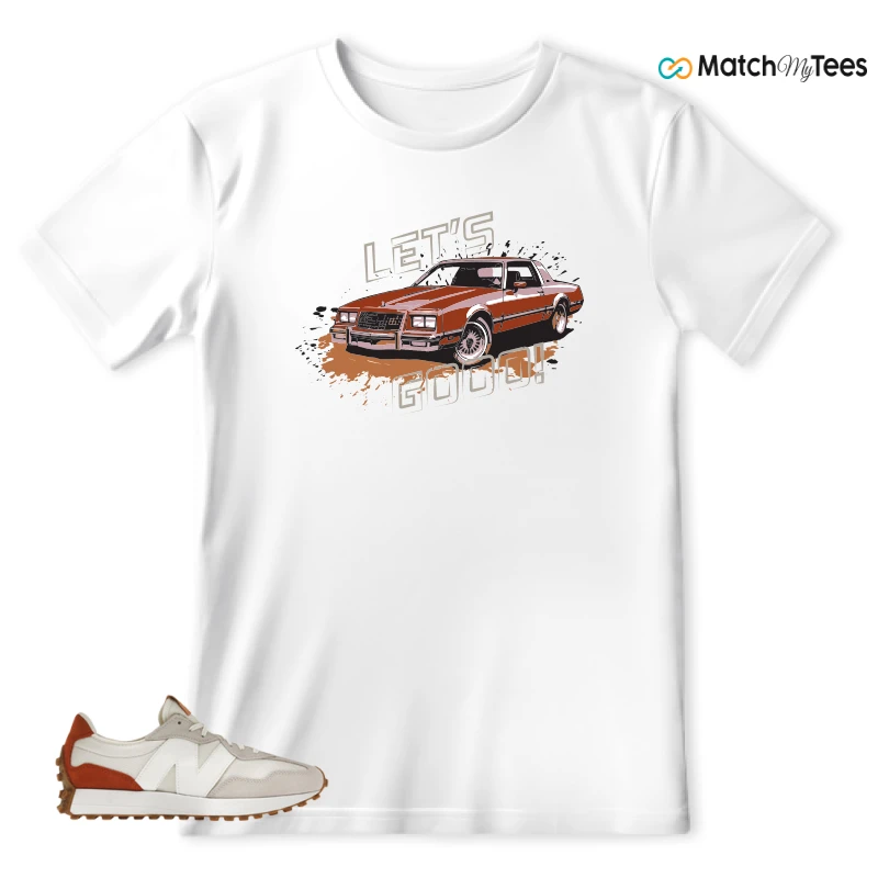 NEW BALANCE 327 SEA SALT RUST OXIDE (WOMEN'S) SNEAKER Matching Tees t-shirt