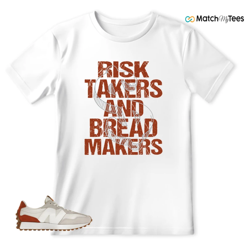 NEW BALANCE 327 SEA SALT RUST OXIDE (WOMEN'S) SNEAKER Matching Tees t-shirt