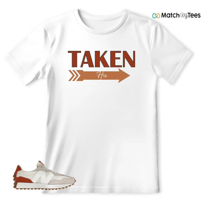 NEW BALANCE 327 SEA SALT RUST OXIDE (WOMEN'S) SNEAKER Matching Tees t-shirt