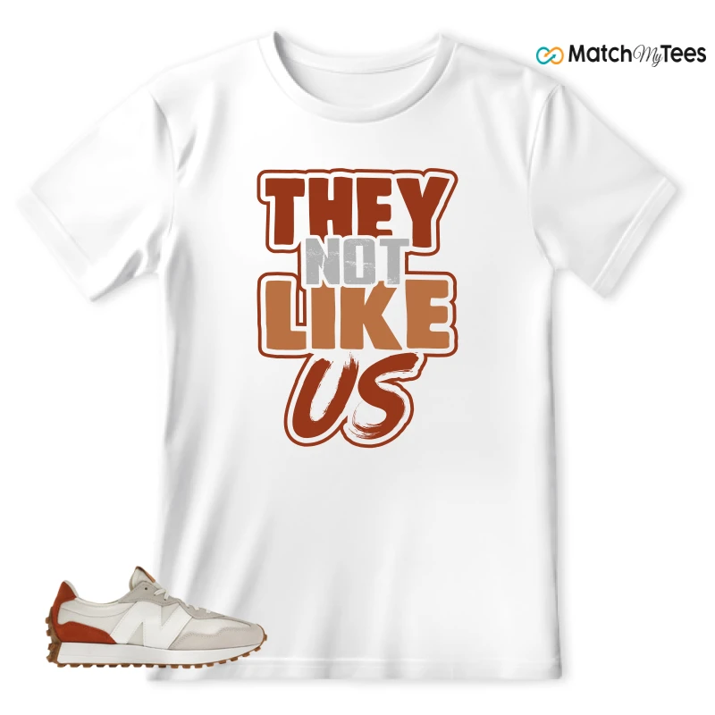 NEW BALANCE 327 SEA SALT RUST OXIDE (WOMEN'S) SNEAKER Matching Tees t-shirt
