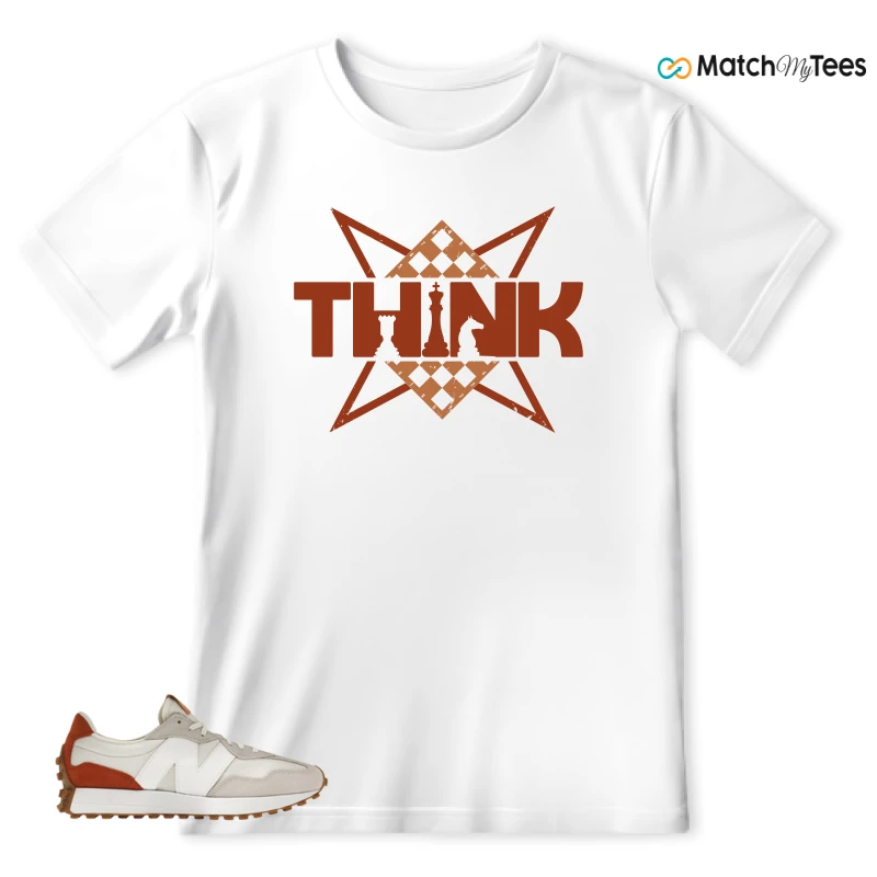 NEW BALANCE 327 SEA SALT RUST OXIDE (WOMEN'S) SNEAKER Matching Tees t-shirt