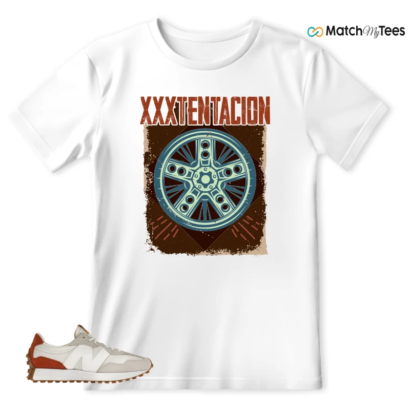 NEW BALANCE 327 SEA SALT RUST OXIDE (WOMEN'S) SNEAKER Matching Tees t-shirt