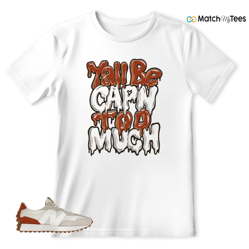 NEW BALANCE 327 SEA SALT RUST OXIDE (WOMEN'S) SNEAKER Matching Tees t-shirt