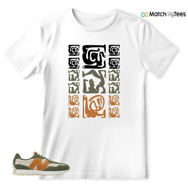 NEW BALANCE 327 TODD SNYDER FARMER'S MARKET WHEAT SNEAKER Matching Tees T-shirt for Men