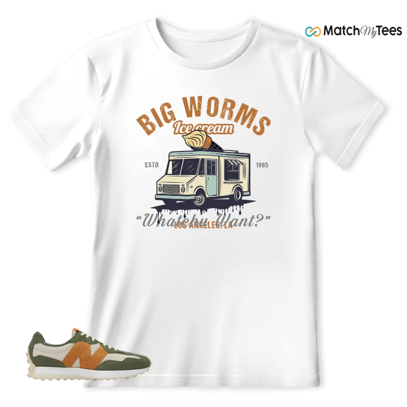 NEW BALANCE 327 TODD SNYDER FARMER'S MARKET WHEAT SNEAKER Matching Tees t-shirt