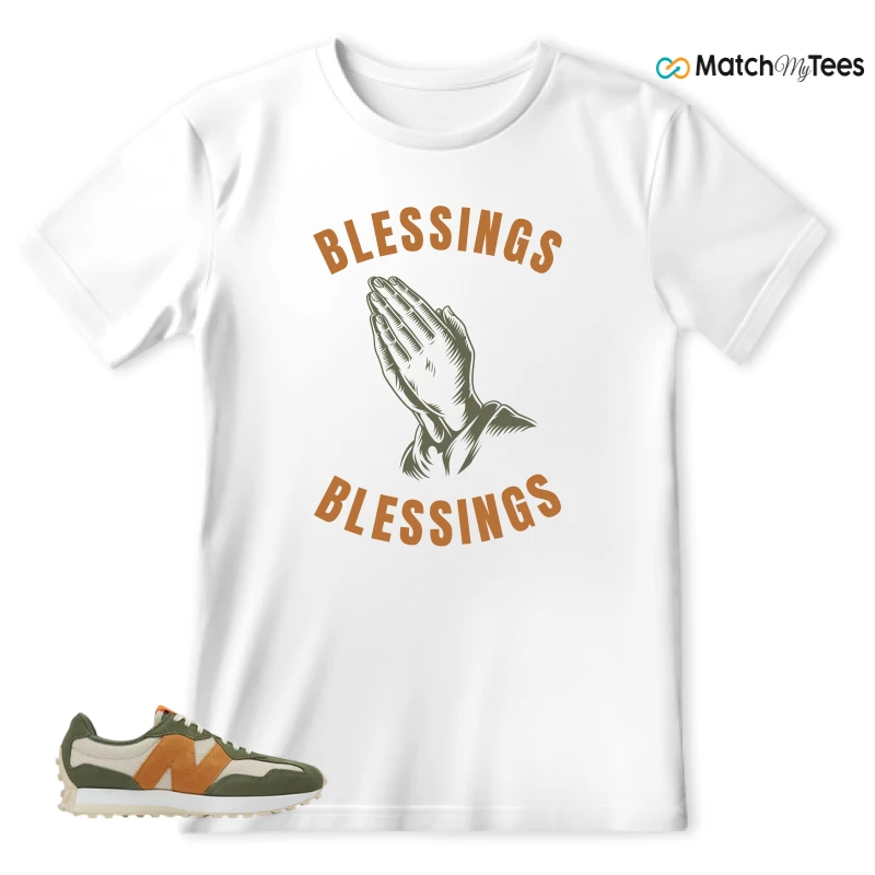 NEW BALANCE 327 TODD SNYDER FARMER'S MARKET WHEAT SNEAKER Matching Tees t-shirt