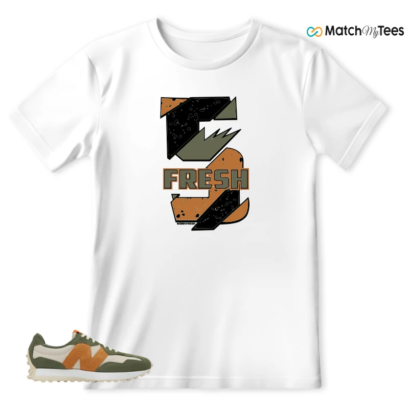 NEW BALANCE 327 TODD SNYDER FARMER'S MARKET WHEAT SNEAKER Matching Tees t-shirt
