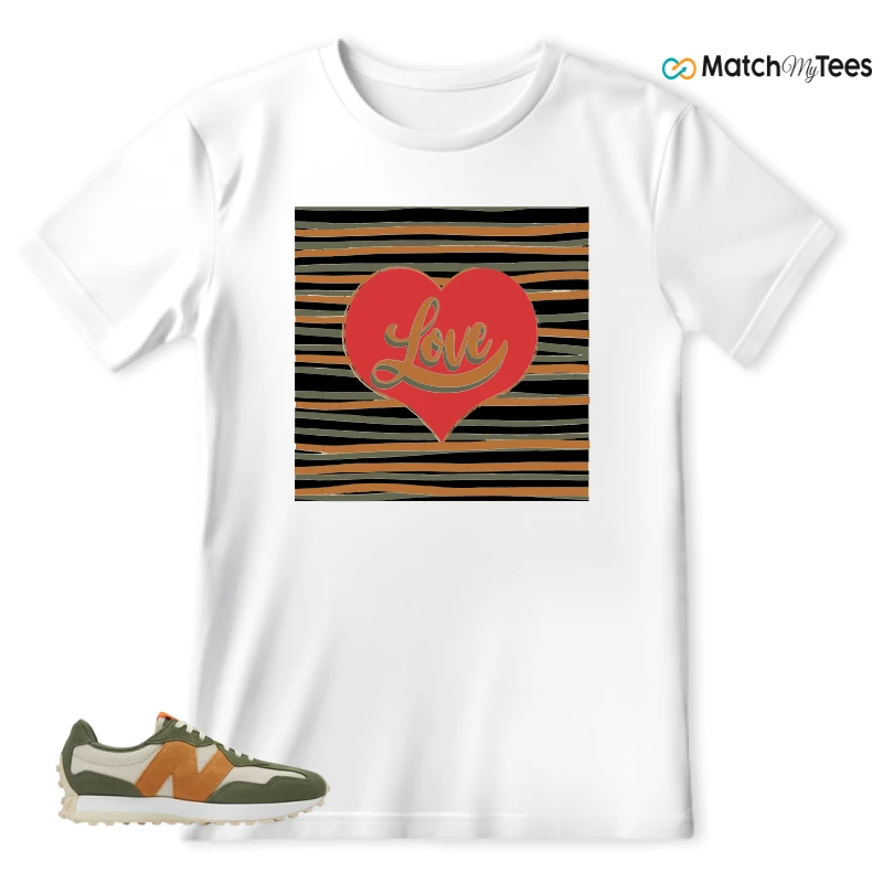 NEW BALANCE 327 TODD SNYDER FARMER'S MARKET WHEAT SNEAKER Matching Tees t-shirt