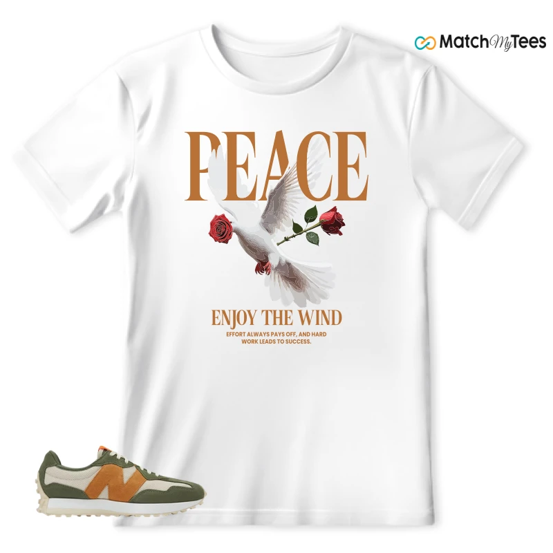 NEW BALANCE 327 TODD SNYDER FARMER'S MARKET WHEAT SNEAKER Matching Tees t-shirt