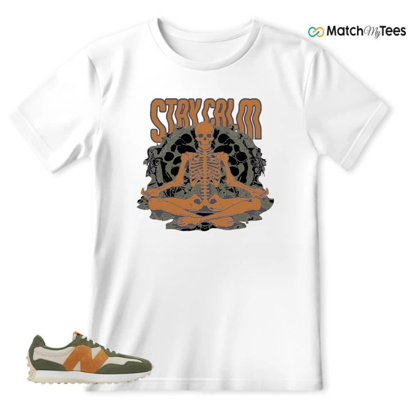 NEW BALANCE 327 TODD SNYDER FARMER'S MARKET WHEAT SNEAKER Matching Tees t-shirt