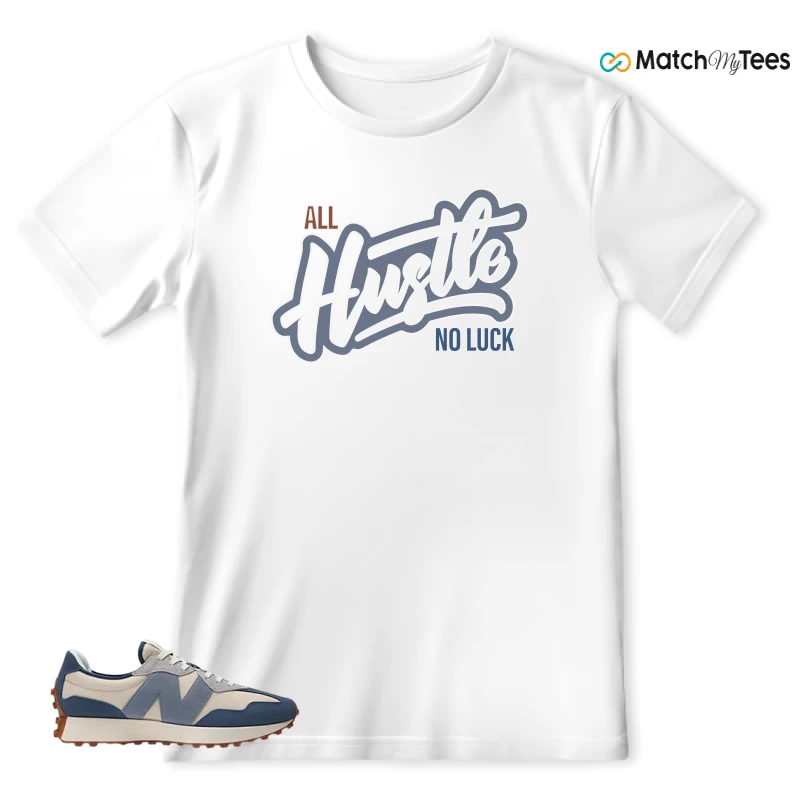 NEW BALANCE 327 VINTAGE INDIGO ARCTIC GREY SNEAKER Matching Tees t-shirt