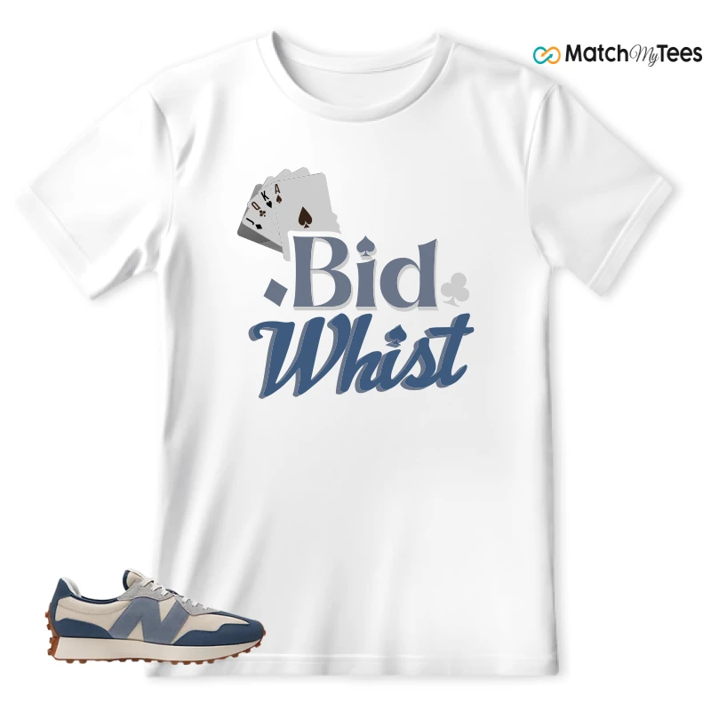 NEW BALANCE 327 VINTAGE INDIGO ARCTIC GREY SNEAKER Matching Tees t-shirt