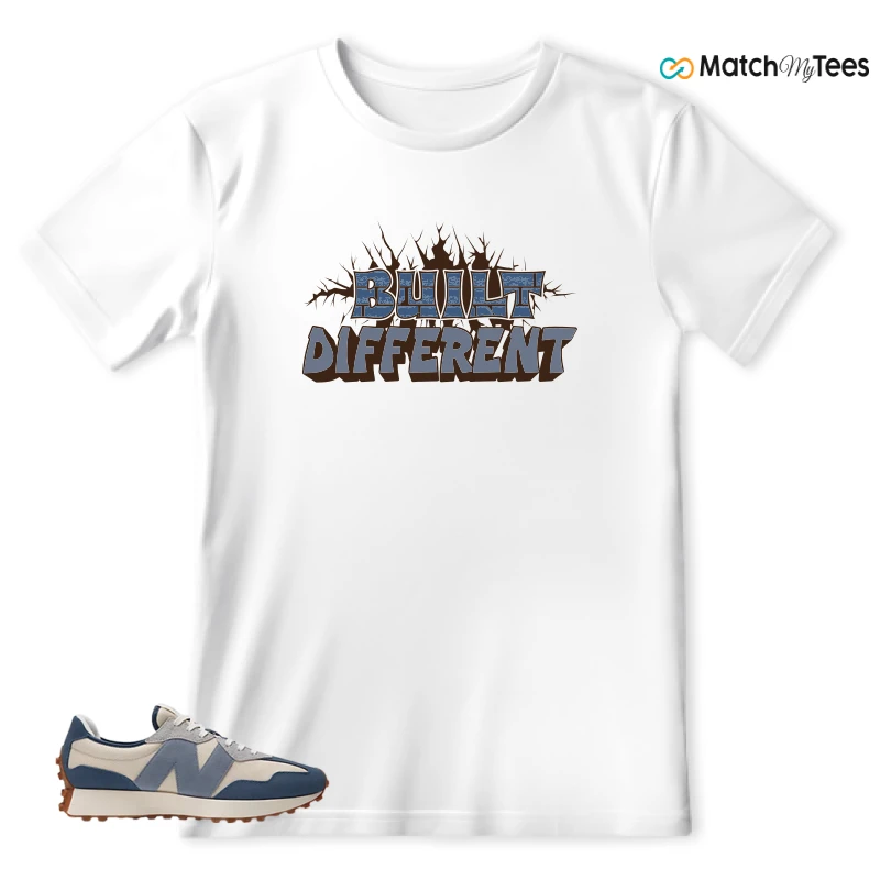 NEW BALANCE 327 VINTAGE INDIGO ARCTIC GREY SNEAKER Matching Tees t-shirt