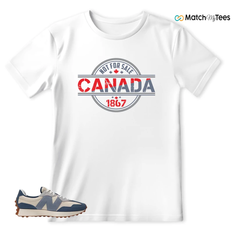 NEW BALANCE 327 VINTAGE INDIGO ARCTIC GREY SNEAKER Matching Tees t-shirt