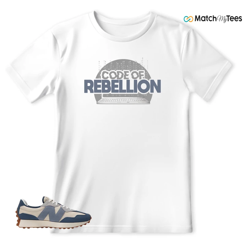 NEW BALANCE 327 VINTAGE INDIGO ARCTIC GREY SNEAKER Matching Tees t-shirt
