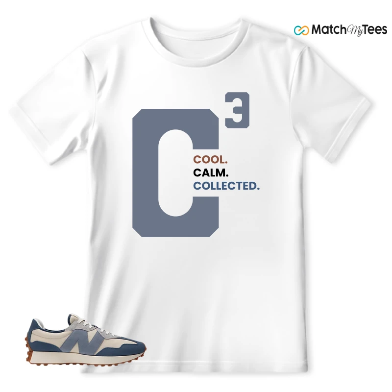 NEW BALANCE 327 VINTAGE INDIGO ARCTIC GREY SNEAKER Matching Tees t-shirt