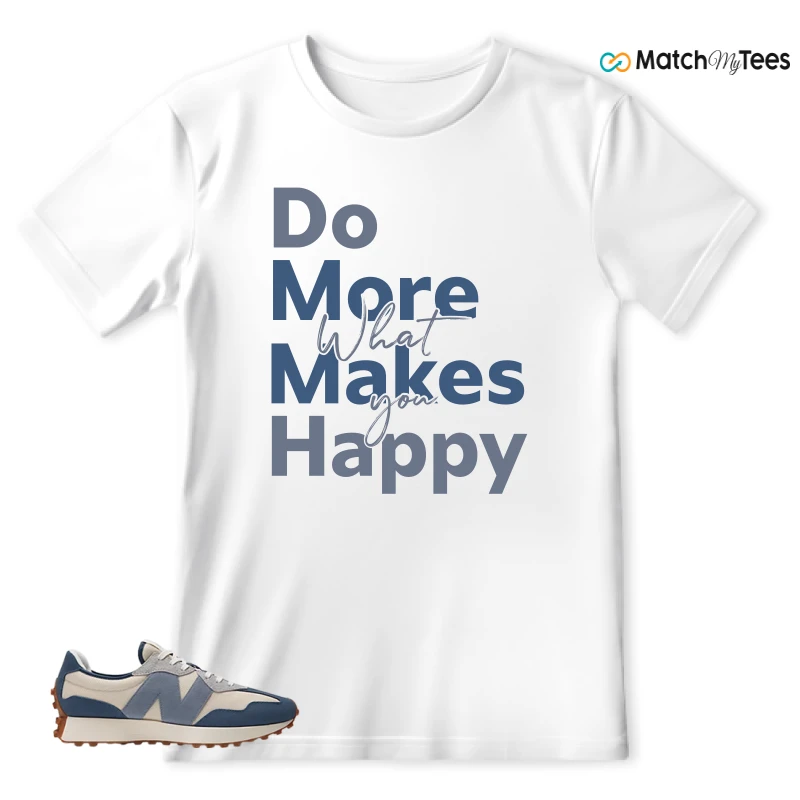 NEW BALANCE 327 VINTAGE INDIGO ARCTIC GREY SNEAKER Matching Tees T-shirt for Men