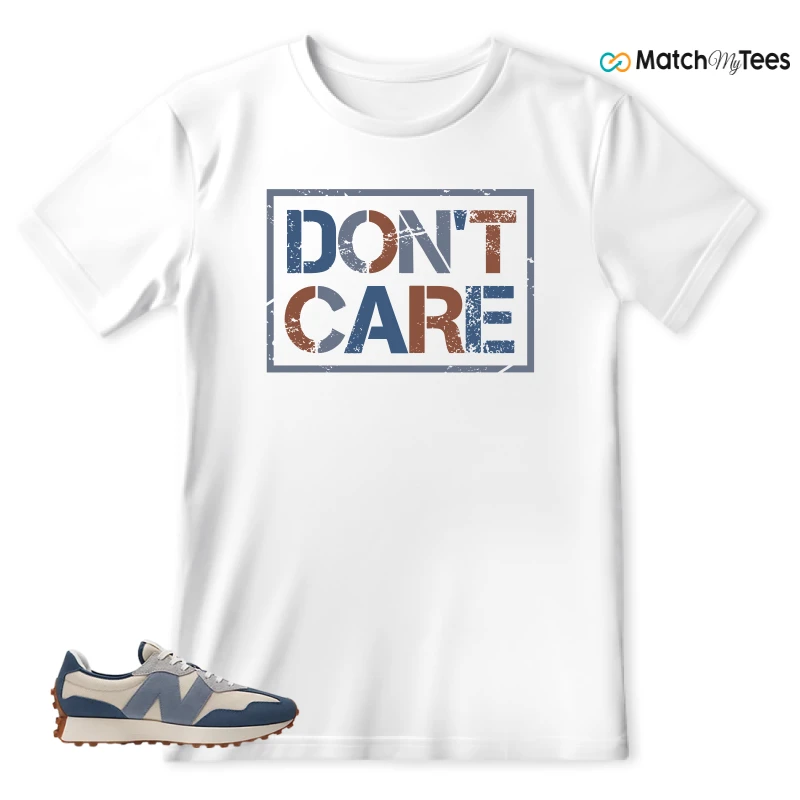 NEW BALANCE 327 VINTAGE INDIGO ARCTIC GREY SNEAKER Matching Tees t-shirt