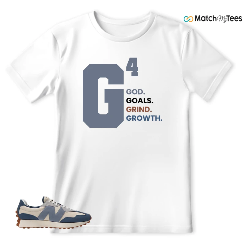 NEW BALANCE 327 VINTAGE INDIGO ARCTIC GREY SNEAKER Matching Tees t-shirt