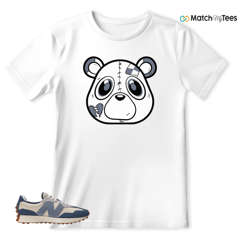 NEW BALANCE 327 VINTAGE INDIGO ARCTIC GREY SNEAKER Matching Tees t-shirt