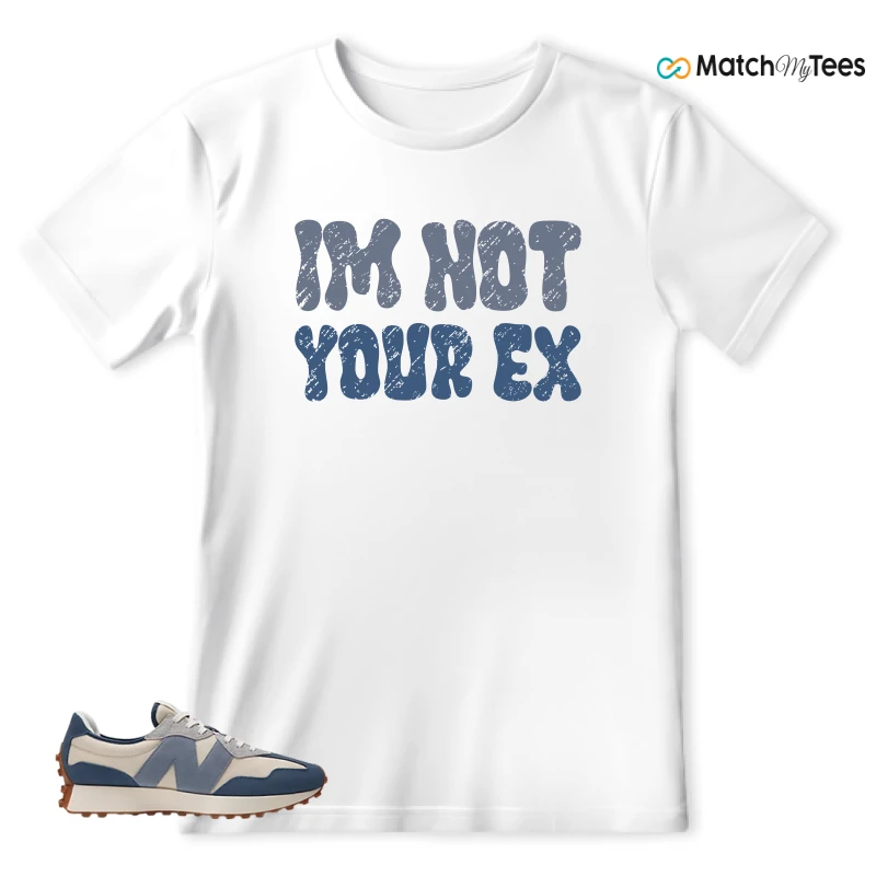NEW BALANCE 327 VINTAGE INDIGO ARCTIC GREY SNEAKER Matching Tees t-shirt