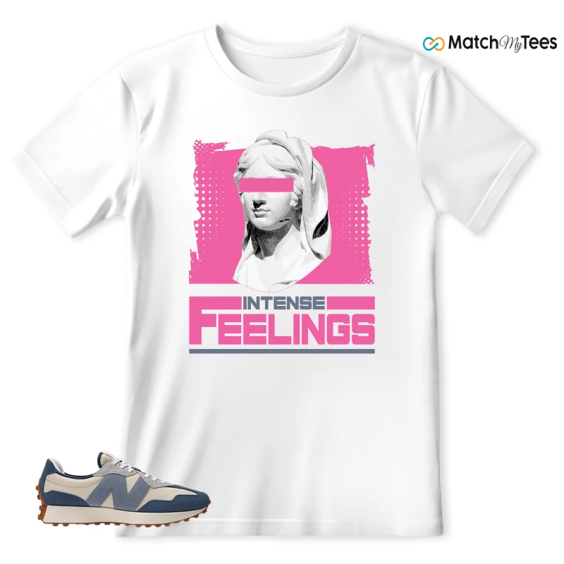 NEW BALANCE 327 VINTAGE INDIGO ARCTIC GREY SNEAKER Matching Tees t-shirt