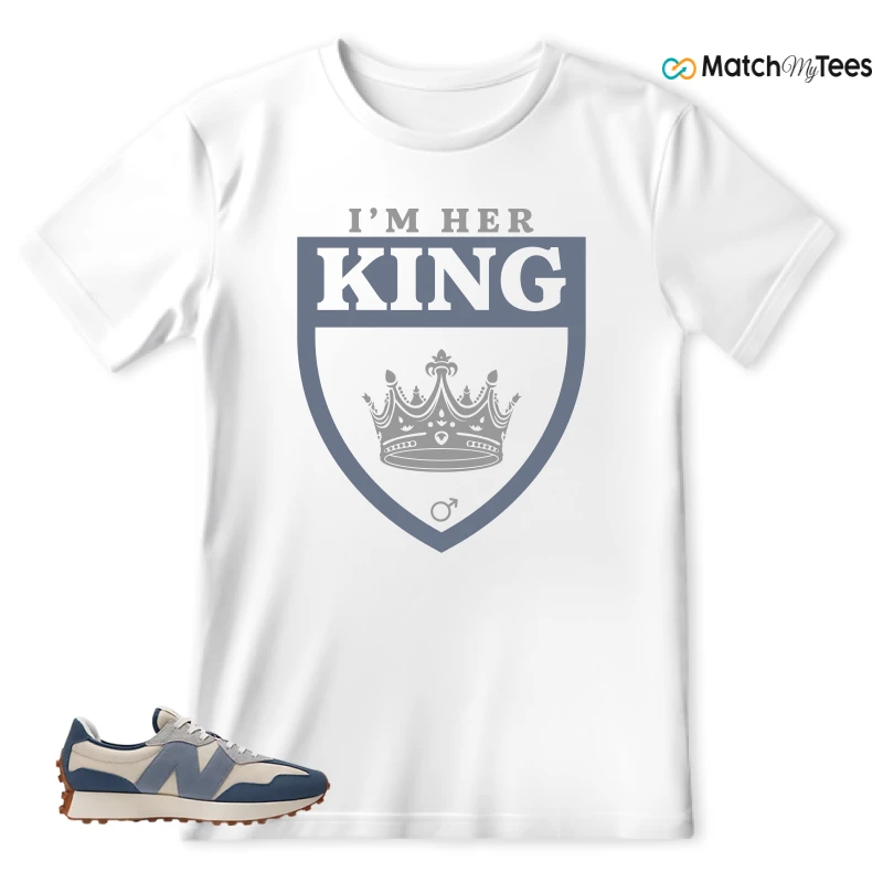 NEW BALANCE 327 VINTAGE INDIGO ARCTIC GREY SNEAKER Matching Tees t-shirt
