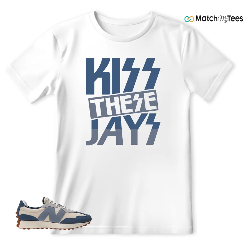 NEW BALANCE 327 VINTAGE INDIGO ARCTIC GREY SNEAKER Matching Tees t-shirt