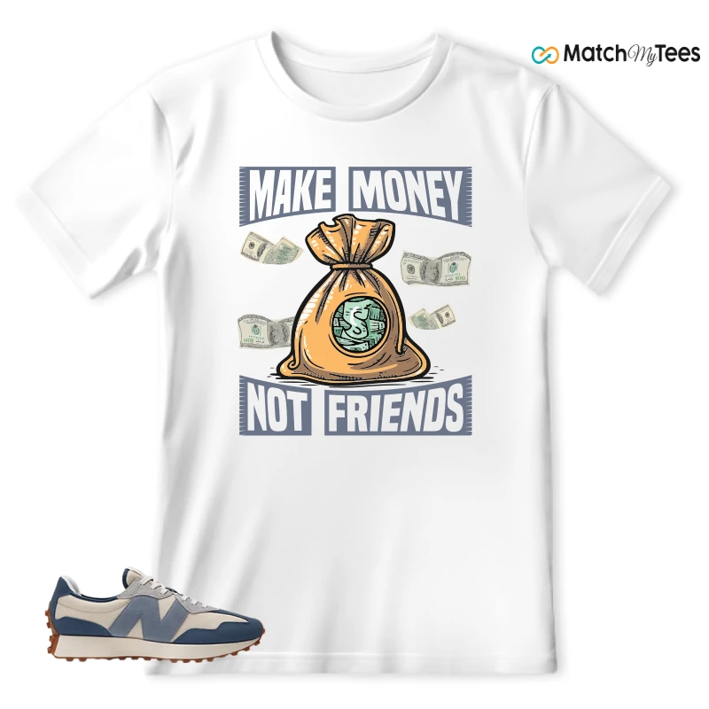 NEW BALANCE 327 VINTAGE INDIGO ARCTIC GREY SNEAKER Matching Tees t-shirt