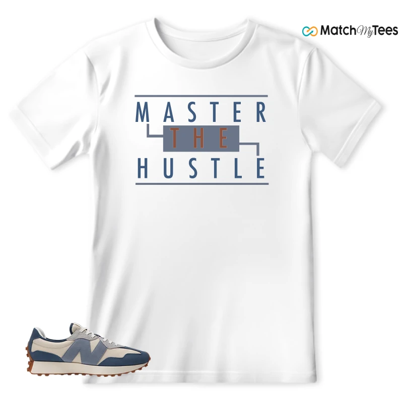 NEW BALANCE 327 VINTAGE INDIGO ARCTIC GREY SNEAKER Matching Tees T-shirt for Men
