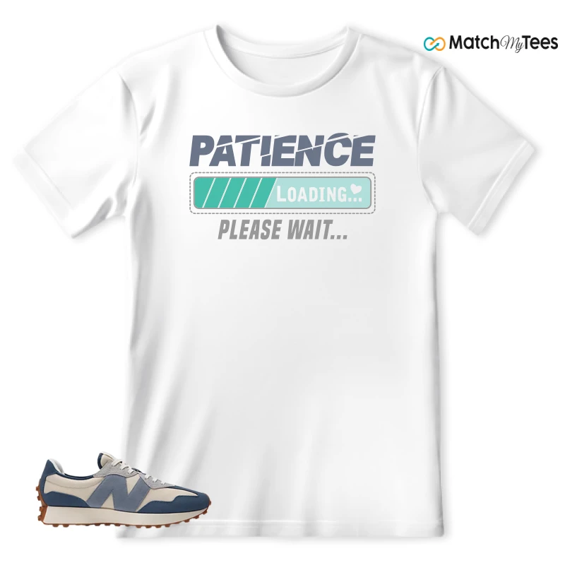 NEW BALANCE 327 VINTAGE INDIGO ARCTIC GREY SNEAKER Matching Tees t-shirt