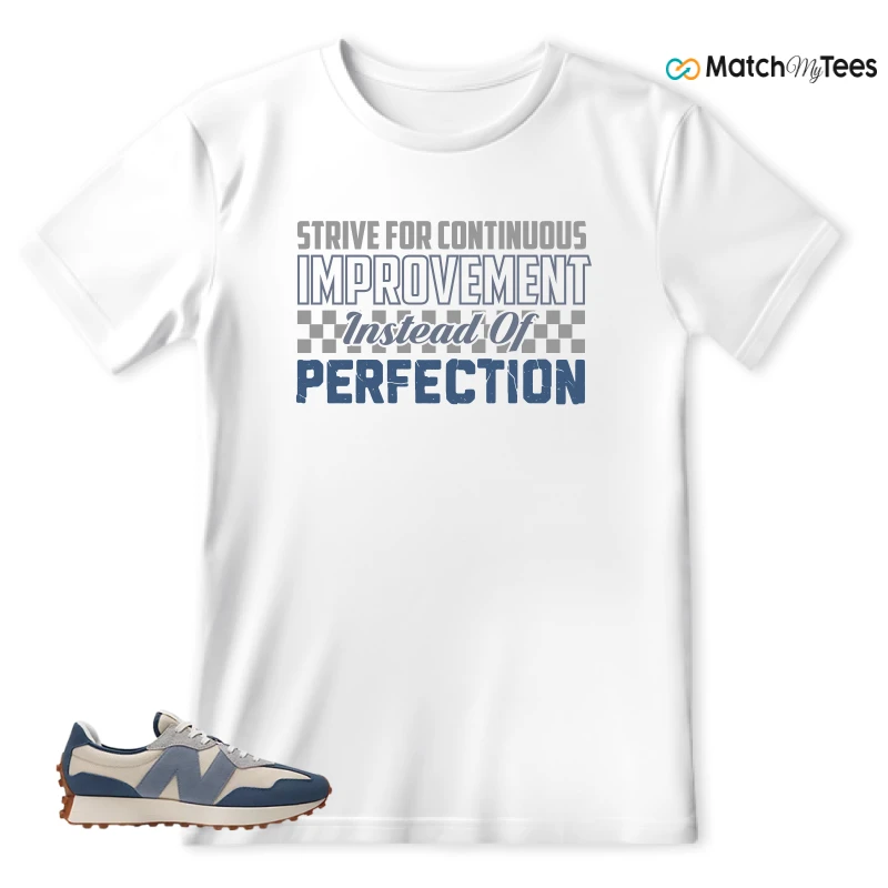 NEW BALANCE 327 VINTAGE INDIGO ARCTIC GREY SNEAKER Matching Tees T-shirt for Men