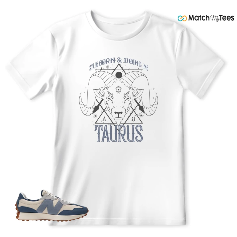 NEW BALANCE 327 VINTAGE INDIGO ARCTIC GREY SNEAKER Matching Tees t-shirt