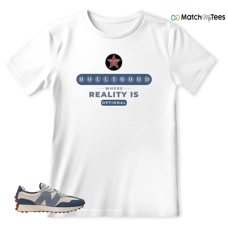 NEW BALANCE 327 VINTAGE INDIGO ARCTIC GREY SNEAKER Matching Tees t-shirt