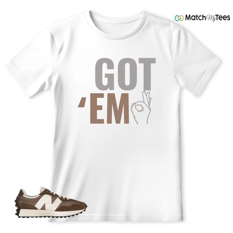 NEW BALANCE 327 YOUR ID X LAMEN SNEAKER Matching Tees t-shirt