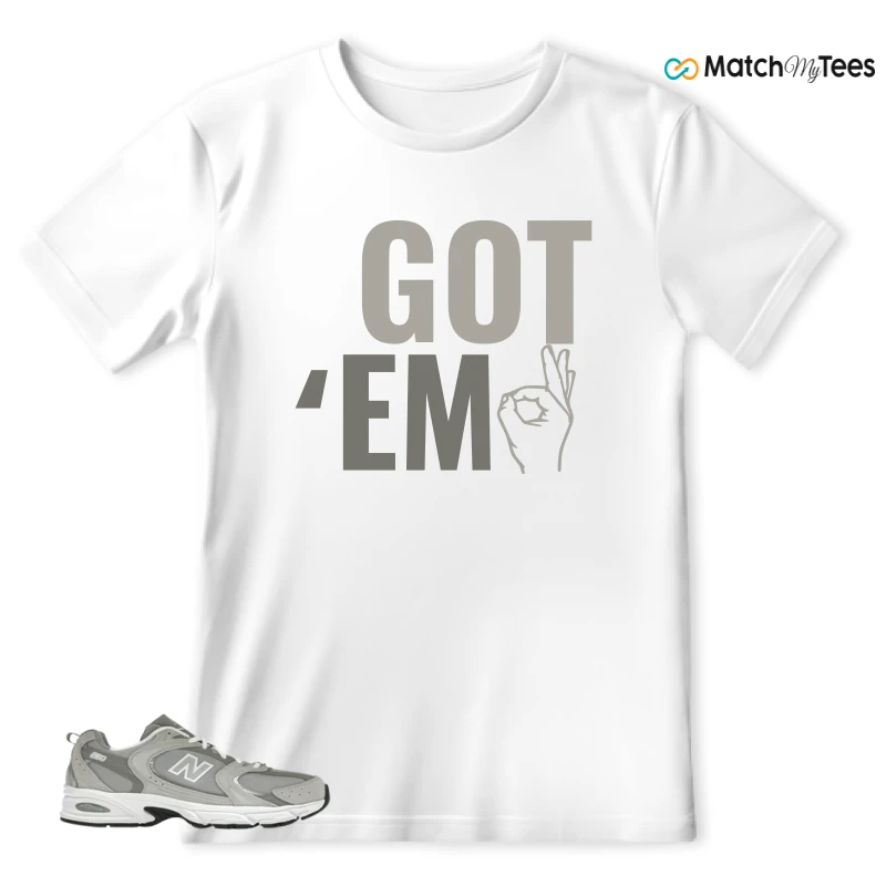 NEW BALANCE 530 RAINCLOUD SNEAKER Matching Tees t-shirt