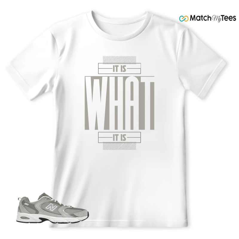 NEW BALANCE 530 RAINCLOUD SNEAKER Matching Tees t-shirt