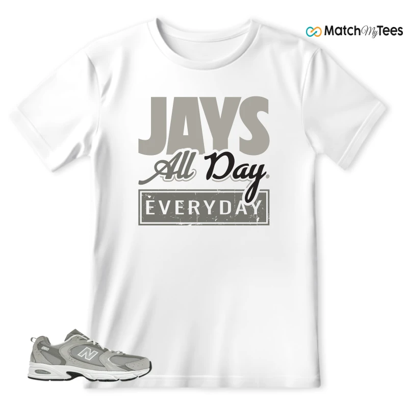 NEW BALANCE 530 RAINCLOUD SNEAKER Matching Tees t-shirt