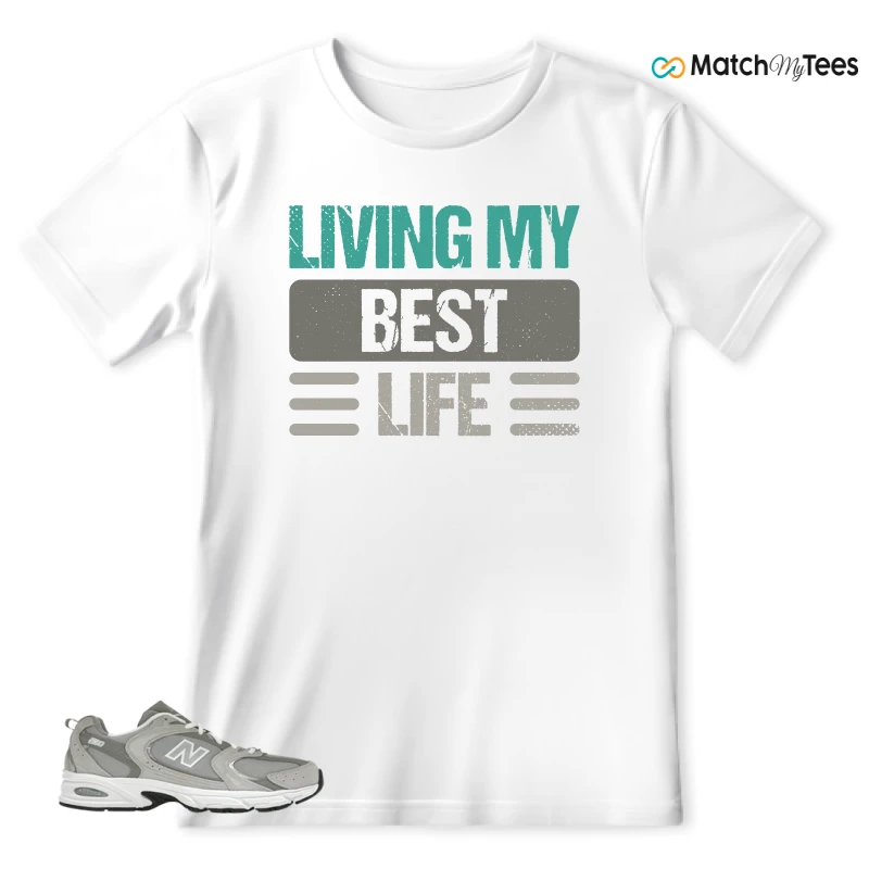 NEW BALANCE 530 RAINCLOUD SNEAKER Matching Tees t-shirt