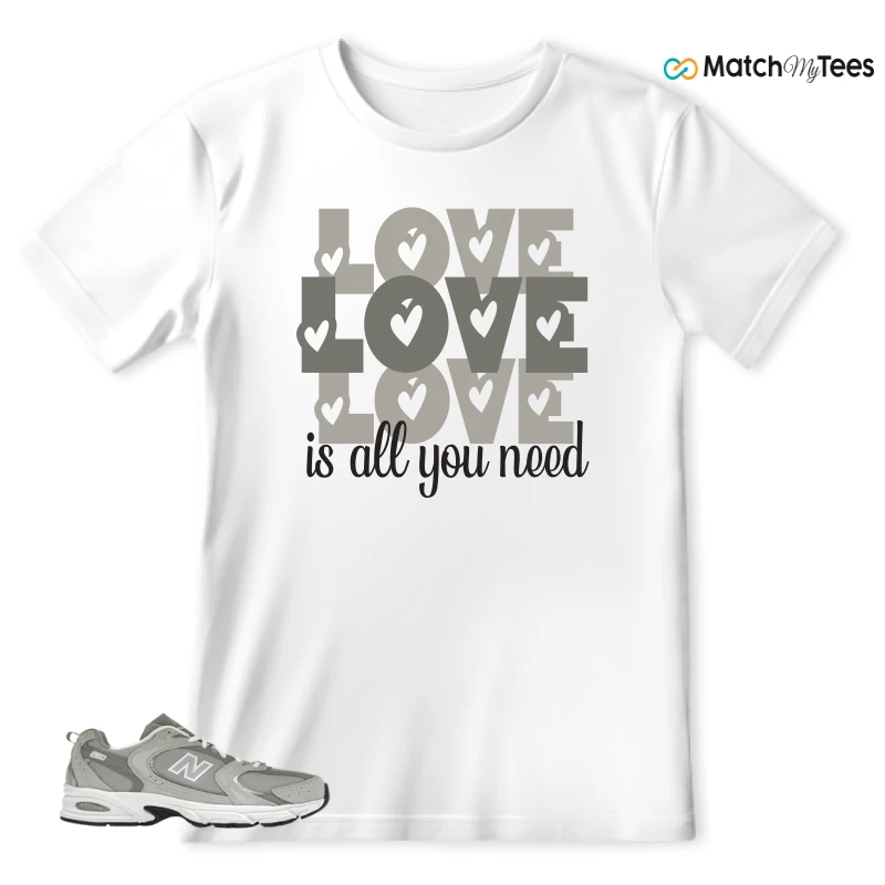 NEW BALANCE 530 RAINCLOUD SNEAKER Matching Tees T-shirt for Men