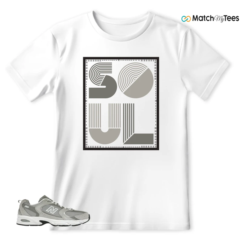 NEW BALANCE 530 RAINCLOUD SNEAKER Matching Tees t-shirt