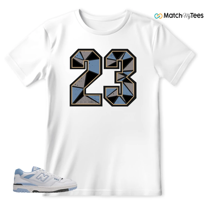 NEW BALANCE 550 CAROLINA BLUE SNEAKER Matching Tees T-shirt for Men