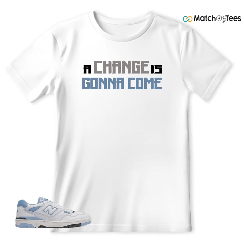NEW BALANCE 550 CAROLINA BLUE SNEAKER Matching Tees t-shirt