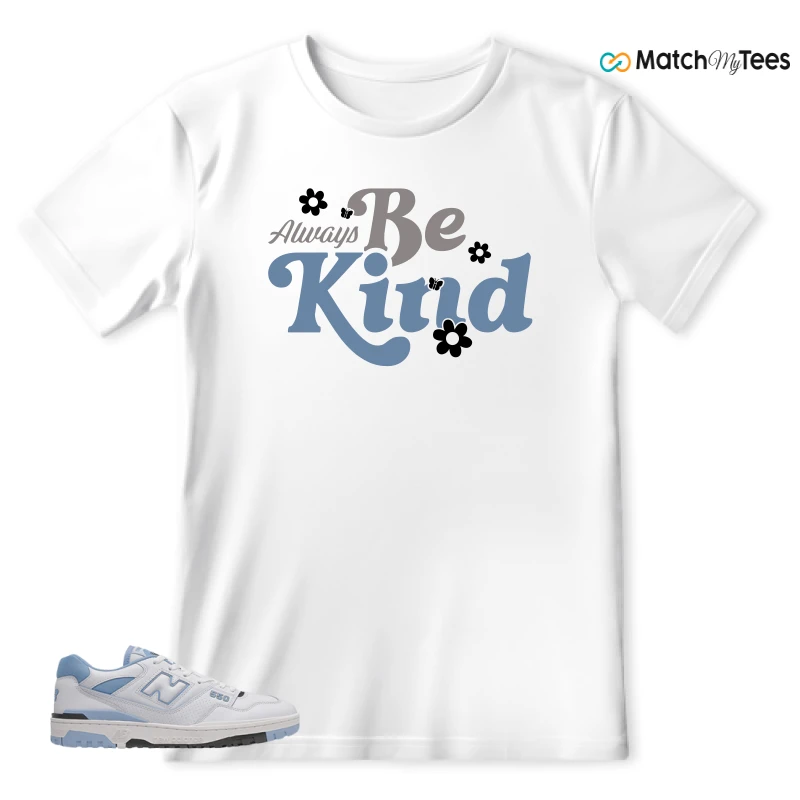 NEW BALANCE 550 CAROLINA BLUE SNEAKER Matching Tees t-shirt